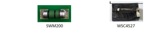 Comparação entre Resistor de Fio de Antissurge (SWM) e Resistor de Fio Moldado