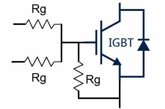 Schaltung des IGBT-Gate-Widerstands